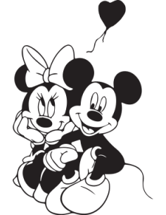 Minnie et Mickey love