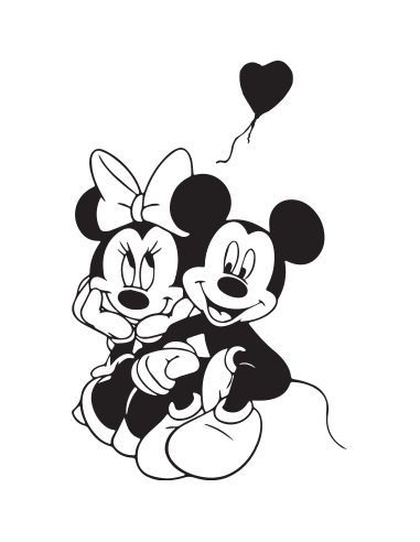 Minnie et Mickey love