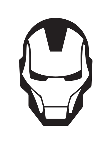 sticker autocollant Iron Man pour décoration d'intérieur et d'extérieur