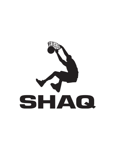 sticker autocollant logo de Shaquille O' Neal
