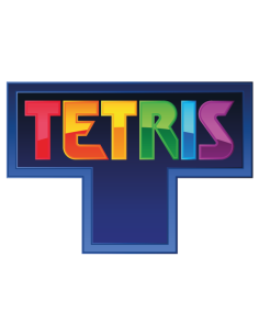 sticker autocollant retro gaming tetris