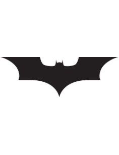 Stickers représentant le logo du film Batman Begins
