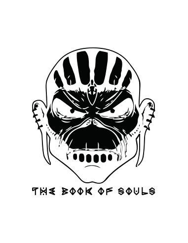 sticker logo Iron Maiden The Book of Souls