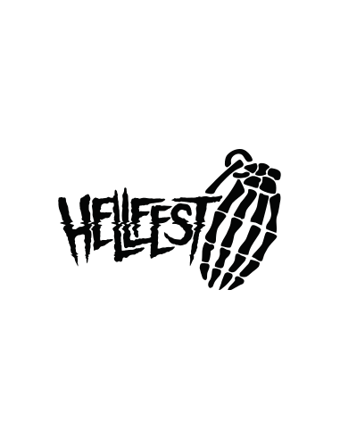 sticker autocollant original du festival Hellfest