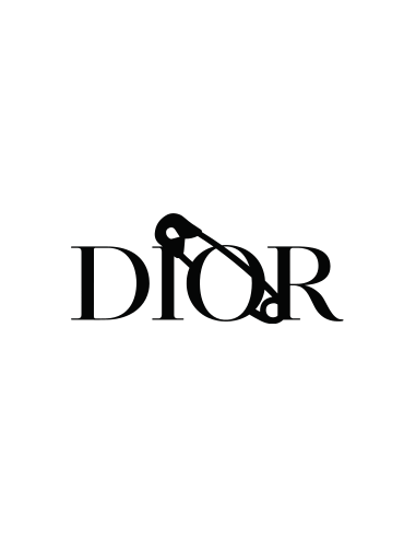 sticker autocollant original Dior couture