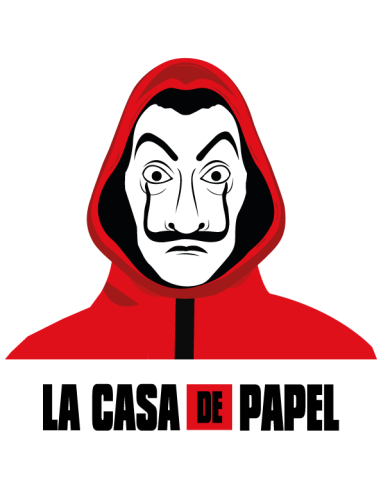 sticker autocollant série tv espagnole La Casa de Papel