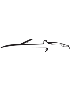 sticker autocollant de la Porsche Boxster 981