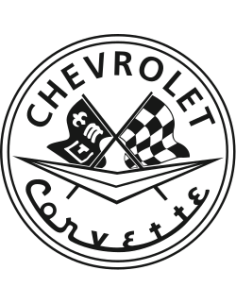sticker autocollant logo Chevrolet Corvette