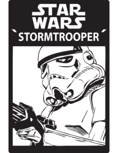 sticker autocollant stormtrooper portrait