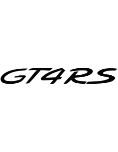sticker autocollant de la porsche GT4 RS
