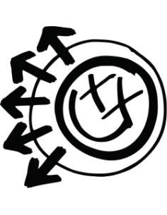 sticker autocollant blink 182