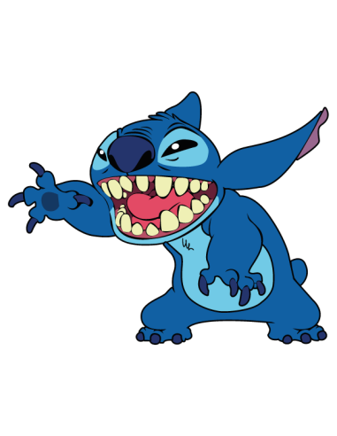 Stitch en colère