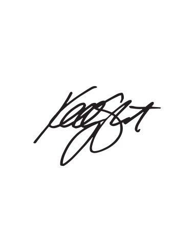 sticker autocollant de la signature de kelly slater