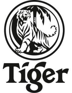 sticker autocollant de la bière de Singapour Tiger