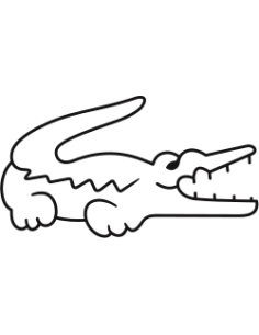 sticker autocollant crocodile lacoste