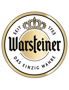 sticker autocollant de la bière allemande Warsteiner