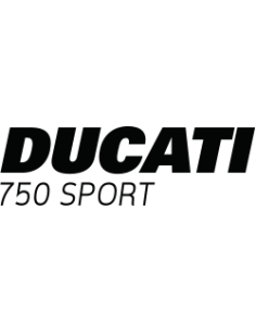 Sticker Ducati 750 Sport – Lettrage Officiel en Vinyle Résistant