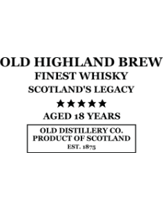 Sticker effet caisse à whisky vintage, idéal pour une déco cave ou bar.