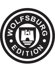 Sticker blason Wolfsburg Edition Volkswagen en vinyle – 24 couleurs disponibles