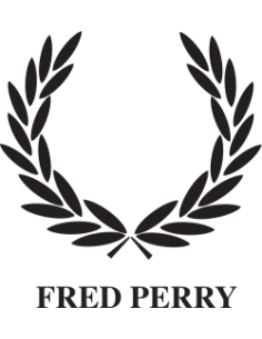 Fred Perry sticker – Laurel wreath logo, retro chic style, custom decoration, made in France.