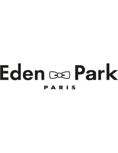 Black Eden Park sticker – precision cut with bowtie logo, background-free design