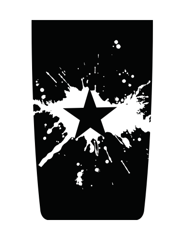 Sticker déco capot Jeep 4x4 – 56×92 cm – 20 couleurs au choix – Vinyle sans fond, haute tenue extérieure