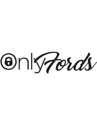 Sticker autocollant OnlyFords humour pour voiture Ford vinyle découpé.