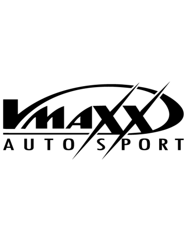 Sticker logo V-Maxx Auto Sport en vinyle découpé pour décoration voiture de sport et tuning.