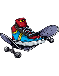 sticker imprimé hd pour décoration de skateboard