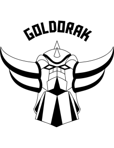 sticker manga goldorak pour deco retro