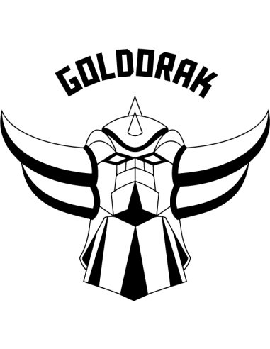 sticker manga goldorak pour deco retro