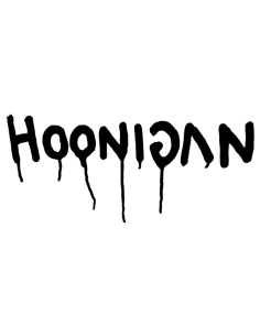 Sticker autocollant logo Hoonigan style tag graffiti avec peinture coulante en vinyle pour déco voiture de drift