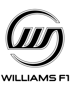 Sticker autocollant du logo Williams F1 en vinyle pour décoration de voiture de sport et simracing