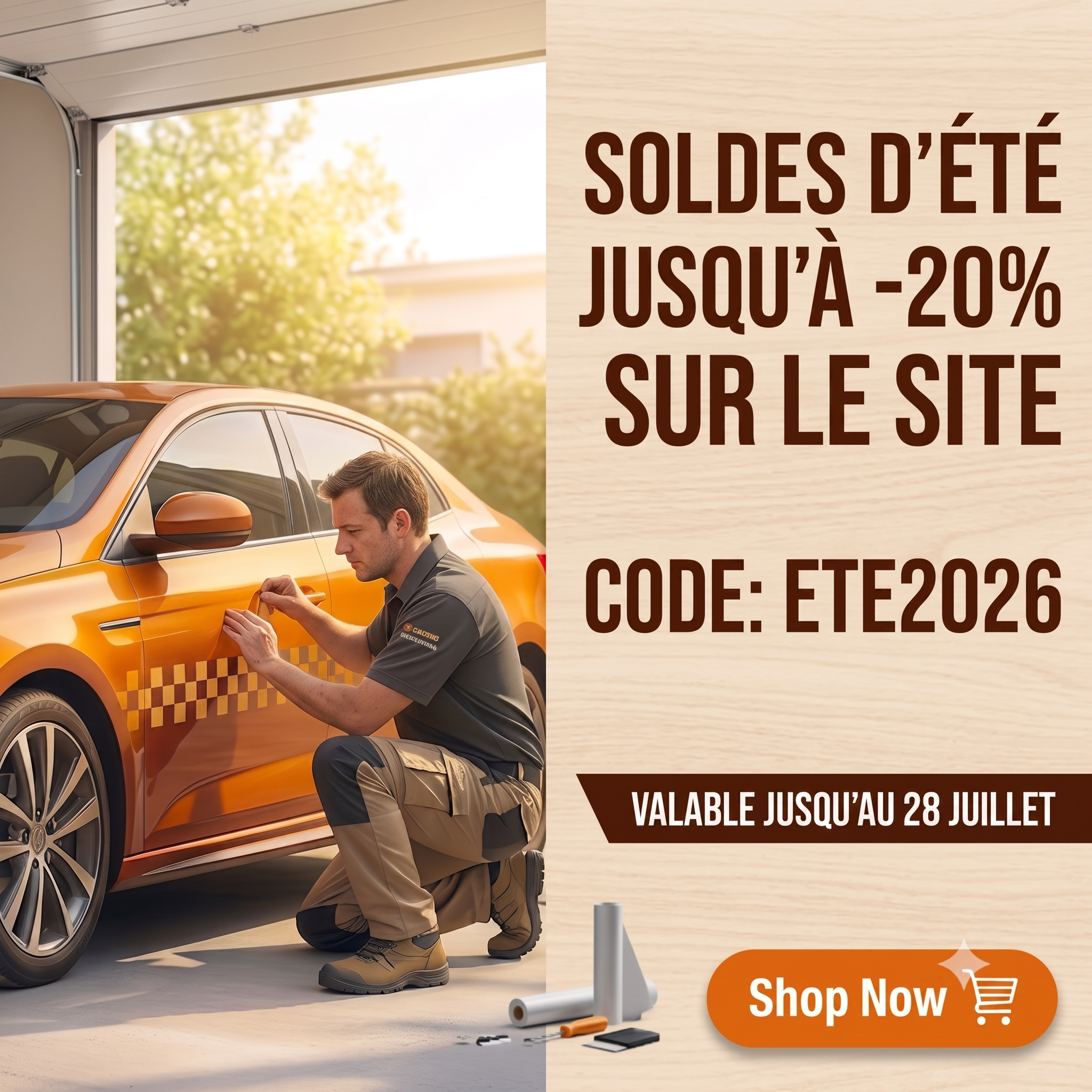 Banni&egrave;re mobile Passion Stickers : Fabrication fran&ccedil;aise &agrave; la commande, exp&eacute;dition 48h et catalogue de 3600 stickers personnalis&eacute;s.
